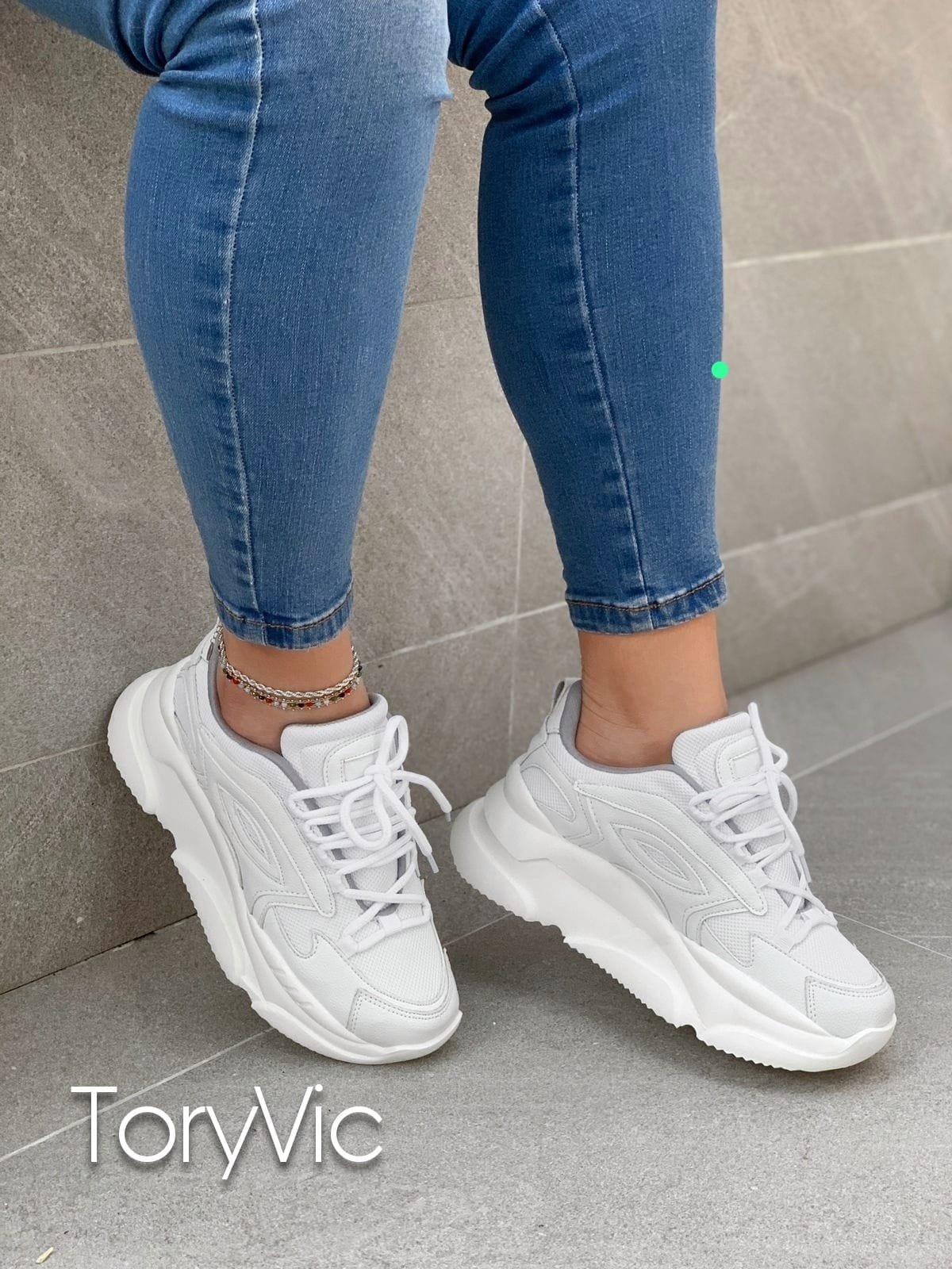 tenis y zapatos de mujer contra entrega york blanco. 4