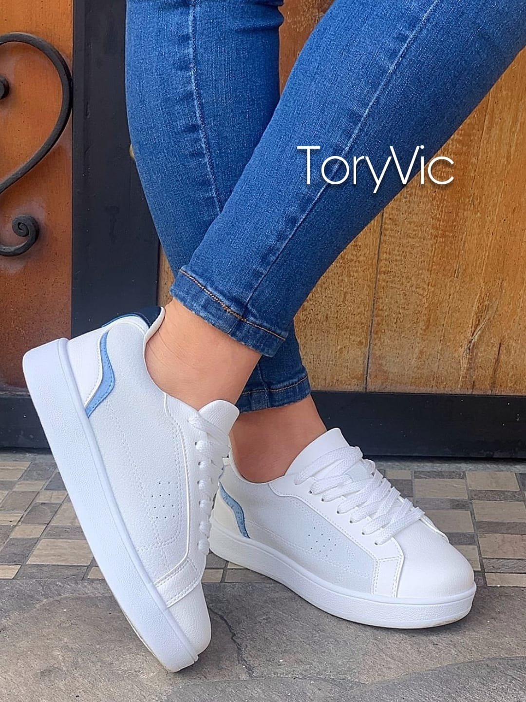 Tenis de mujer - Tory Blanco - ToryVic Zapatos para mujer