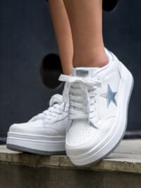 tenis, zapatos y botines para mujer toryvic. Star plata 1