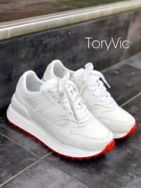 tenis, zapatos y botines para mujer toryvic. london blanco 2