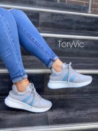 tenis, zapatos y botines para mujer toryvic. Bondi Gris