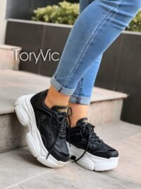 tenis, zapatos y botines para mujer toryvic. Kendal negro