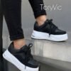 tenis, zapatos y botines para mujer toryvic. Trendy negro