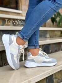 tenis, zapatos y botines para mujer toryvic.tenis, zapatos y botines para mujer toryvic. Munich beige gris