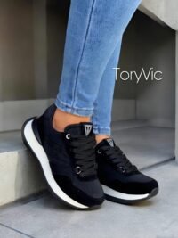 tenis, zapatos y botines para mujer toryvic.tenis, zapatos y botines para mujer toryvic. Vibe negro