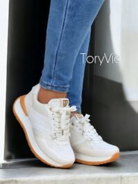 tenis, zapatos y botines para mujer toryvic.tenis, zapatos y botines para mujer toryvic. Vibe crema