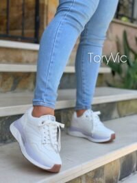 tenis, zapatos y botines para mujer toryvic vale gris