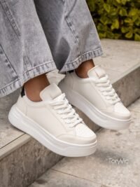 tenis, zapatos y botines para mujer toryvic alaska blanco 1